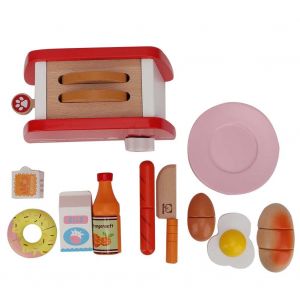 Ensemble De Machine A Pain En Bois Pour Enfants (Grille-Pain) - Neuf