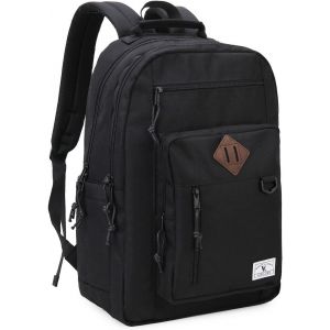 KALSC-Sac À Dos D'École,Grand Sac À Dos Décontracté Résistant À L'Eau Avec Double Compartiments Sacs À Dos De Voyage Légers - Neuf