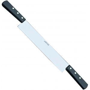 Mevronisshop-Arcos Couteau &Agrave; Fromage De 260 Mm En Acier Inoxydable Nitrum Avec Une Lame. Poign&eacute;e Ergonomique En Polyoxym&eacute;thyl&egrave;ne Pom. S&eacute;rie Universelle. Couleur Noire. - Neuf