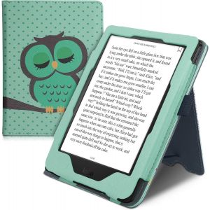 Étui Pour Liseuse Électronique Compatible Avec Kobo Clara Hd - Étui Housse Protection Turquoise-Marron-Menthe Glaciale[Book4280837] - Neuf