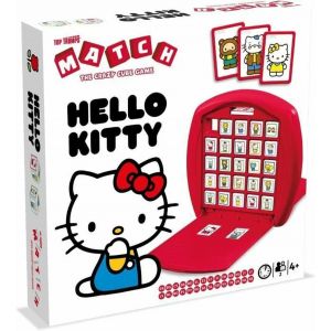 ERYI-Jeu De Société - - Match Hello Kitty - Alignez 5 Cubes Identiques Pour Gagner - Neuf