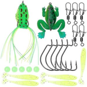 Ensemble De Leurres De P&ecirc;che R&eacute;alistes De Qualit&eacute; Sup&eacute;rieure - App&acirc;ts Artificiels R&eacute;utilisables Pour Bars, Truites Et Autres Poissons - Tailles Polyvalentes Et Conception Durable - Neuf