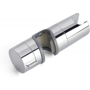 Support Pommeau de Douche R&eacute;glable Multiposition | Compatibilit&eacute; Universelle | Pour Barres &Oslash; 20&iquest;25 mm | Installation Rapide Sans Outils | Design &Eacute;l&eacute;gant &iquest; Chrom&eacute; - Neuf