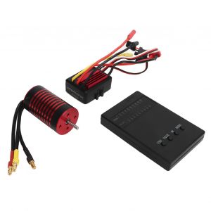 Kit De Moteur Sans Balais Esc 2845 Etanche, Carte De Programmation Esc 35 A Pour Voiture Telecommandee 1/12 2800 Kv - Neuf
