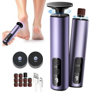 Checarzhn--No1-Râpe Électrique M À Niveau Pour Callosités 0 Nage De La Main, 0 Peau Dure, 0 Fissures Élimine 99,92 % De Callosités En 3 Minutes Technologie De Capteur De Pieds Électrique, Pour Peaux - Neuf