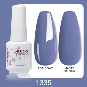 Clou Beaute Vernis &Agrave; Ongles Gel Automne Hiver Couleur Rouge Fonc&eacute; Vernis Semi Permanent Hybride Ongles Gel Uv Led Nail Art Base Couche De Finition.1335. - Neuf