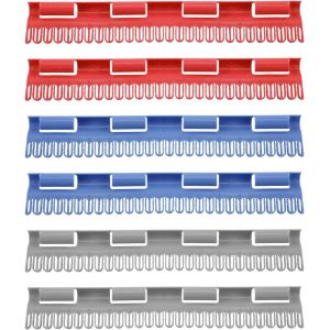 KALANKA-6 Pi&egrave;ces Etendoir Chaussette Interieur Ext&eacute;rieur Suspendre Etendoir Support Chaussettes-Plastique Sechoir Chaussette pour Chaussettes Sous-V&ecirc;tements Serviettes - Neuf