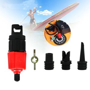 Pompe De Kayak Gonflable, Sup Adaptateur De Valve De Gonflage D'air Et Embout De Gaz 4 Pcs Pour Structures Gonflables - Neuf
