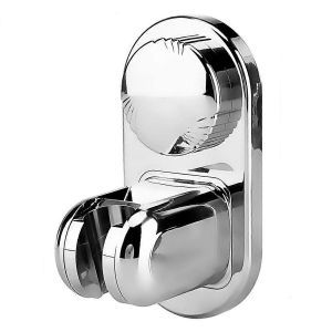 Support de pomme de douche r&eacute;glable &agrave; angle 5 modes,ventouse &agrave; main Super Vacuum Support de douche mural M - Neuf