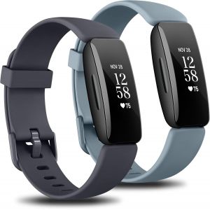 Pack 2 Straps Compatible With Fitbit Inspire 2 Straps Women Men,Soft Silicone Sport Replacement For Fitbit Inspire 2 Only.[Not For Fitbit Inspire/Fitbit Inspire Hr] - Neuf