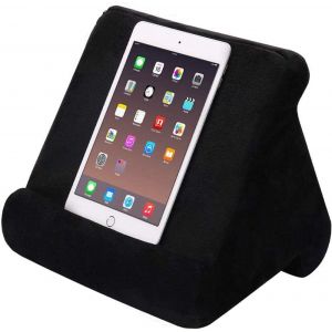 KALANKA-Support Universel pour Tablette iPad, Pad Pillow Support pour Coussins Souples Multi-Angles pour lecteurs de Livres électroniques, Smartphones, Lecteurs Électroniques, Magazines (Noir) - Neuf