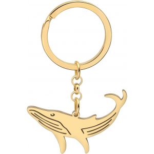 Kal-Dauphin Porte-Cl&eacute;s Baleine Anneaux Porte-Cl&eacute;s M&eacute;duse Charms Poissons Bijoux Pour Femme Filles Mer Animaux Amoureux - Neuf
