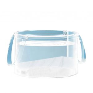 Pliable Camping Bassin, Portable Transparent Pliage Lavabo, 12 L &Eacute;quipement De Plein Air De Pique-Nique Et Des V&ecirc;tements De B&eacute;b&eacute; De Trempage - Neuf