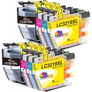 Lc3219Xl Lc3217 Cartouche D'Encre Compatible Pour Brother Lc3217 Lc 3219Xl Pour Brother Mfc-J6930Dw Mfc-J5330Dw Mfc-J5730Dw Mfc-J6530Dw Mfc-J5335Dw Mfc-J5930Dw Mfc-6935Dw(8 Pack) - Neuf