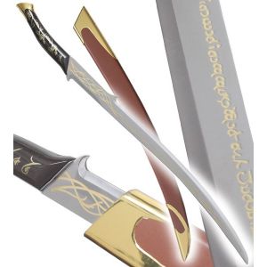 Le Seigneur des Anneaux Sabre Arwen Epee Hadhafang + Fourreau Marron Swordspirit - Neuf