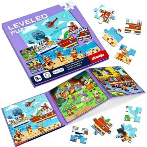 ERYI-Jouet Magnétique Montessori Pour Enfants, Puzzle Quiet Book, Livre Éducatif Précoce, Jeu Interactif Assorti Pour 2 3 4 Ans - Neuf