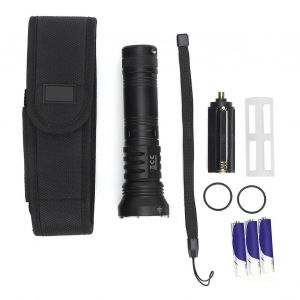 Lampe de poche WUBEN 365 nm, double source lumineuse, portable, LED violette, pour l'ext&eacute;rieur - Neuf