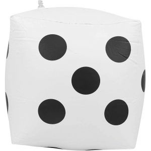 Cap-D¿¿S Gonflables G¿¿Ants Jouet De Piscine Gonflable De 15,7 Pouces, D¿¿S Gonflables Portables Activit¿¿S De F¿¿Te D'int¿¿Rieur Fournitures Prop Jouet De Jeu Pour Les Jeux De Pelouse (Blanc) - Neuf