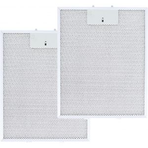 Metal Cooker Hood Grease Filter,2 Pack Cooker Hood Grease Filter,Oil and Gas Separation Filter,Aluminum Kitchen Accessories,Universal for Kitchen Extractor Hoods Replacement Filter, - Neuf