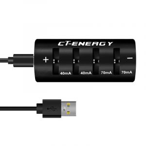 Adaptateur De Chargeur De Batterie De Pile Bouton Li-Ion,Convertisseur D'adaptateur D'affichage De Chargeur De Batterie Li-Ion Intelligent De Haute Qualit&eacute; Usb-Usb-Wl6302 - Neuf