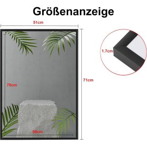 Cadres Photo A4 Bois lot de 3 cadres photo pour posters et affiches Convient pour Accrocher des Dipl&ocirc;me et D&eacute;coration Cadre photo Montage Mural ou sur Table - Neuf