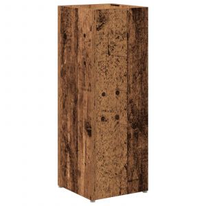 vidaXL Porte-parapluie Bois ancien 20 x 20 x 55,5 cm Bois d'ing&eacute;nierie - Neuf