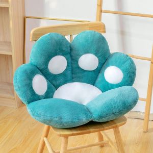 Coussin De Si&egrave;ge Patte De Chat En Forme De Coussin De Si&egrave;ge Mignon Patte De Chat En Forme De Coussin De Chaise De Bureau De Canap&eacute; Paresseux Pour La Salle De Bureau Nouveau Bleu - Neuf