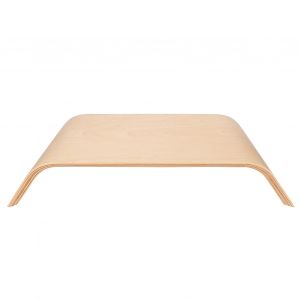 Support universel en bois pour ecran d'ordinateur Samdi, pour iMac, PC, ordinateur portable, bouleau blanc - Neuf