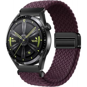 Kalanka-22mm Nylon Armband Kompatibel Mit Huawei Gt4/Gt3/Gt2 46mm/Garmin Venu 2/3/Vivoactive 4, Sport Uhrenarmband Für Samsung Watch 3 45mm/Gear S3 Damen Herren Elastisches Geflochtenes - Neuf