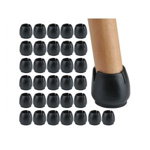Lot de 32 embouts ronds pour pieds de meubles (37-42 mm) avec patins en feutre - Neuf