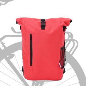 Vidaxl Sac De V&eacute;lo Pour Porte-Bagages 20 L Rouge 31x13x58 Cm - Neuf