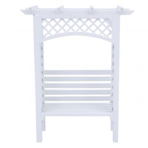 Etagere A Fleurs En Bois Blanc Miniature A L'echelle 1:12, Meuble De Jardin Pour Maison De Poupee - Neuf