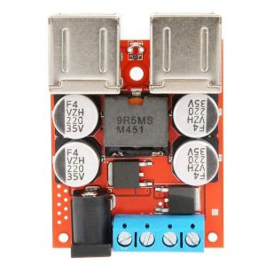 Ongi-Dc-Dc Convertisseur Tension Step Down Module De Puissance De Voiture 12v 24v 8-35v À 5v 8a 4 Chargeur De Téléphone Usb - Neuf