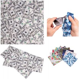 Chiffon De Nettoyage En Microfibre Au Design &Eacute;l&eacute;gant : Pour Appareil Photo, Objectif, &Eacute;cran Et Comme Chiffon De Nettoyage Pour Lunettes (Chiffon En Microfibre 20 X 20 Cm)[Z537] - Neuf