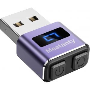 Mini Souris USB en m&iquest;&iquest;tal ind&iquest;&iquest;tectable avec Mode s&iquest;&iquest;par&iquest;&iquest; et Boutons Marche/arr&iquest;&ordm;t, Prend en Charge Plusieurs Pistes, sans Pilote, Plug and Play pour Garder Le PC/Ordinateur Portable &iquest;&iquest;veill&iquest;&iquest; - Neuf