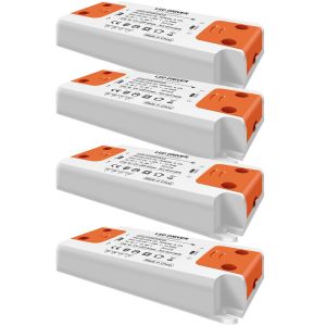 Transformateur Led Entrée 220-240V Sortie Dc 12V 1.25A 15W Ampoule Led Driver Convertisseur Conducteur Alimentation De Tension Constante, Paquet De 4[Z799] - Neuf