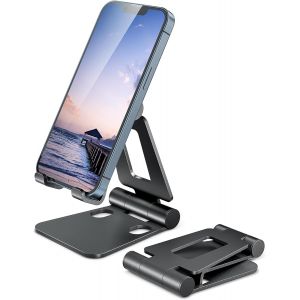 JGD-Anywhere Support Pliable pour t&eacute;l&eacute;phone Portable et Tablette, Accessoire de Bureau &agrave; Domicile, Compatible avec la Plupart des Smartphones et tablettes, Support de t&eacute;l&eacute;phone r&eacute;glable - Neuf