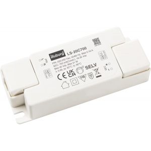 Transformateur LED 700mA 20W Sans Scintillement Courant Constant pour Lampe de LED Bloc d'Alimentation Driver LED - Neuf