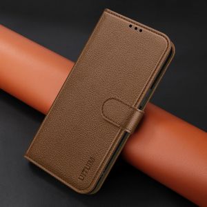 TIANYI-Coque pour Samsung Galaxy A16 5G/4G Coque Etui Portefeuille Cuir avec 2 Verre Trempé Protection Écran Porte Carte Rabat Clapet Flip Case Étui Housse Etui pour Samsung A16 5G/4G,Marron - Neuf