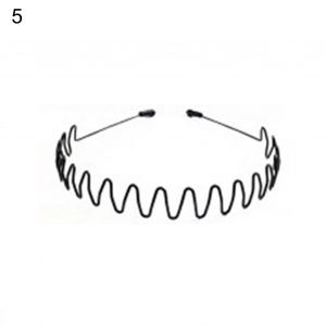 Bande De Cheveux Unisexe Réglable En Métal, Style Ondulé, Clips Cerceaux Pour Hommes-5 - Neuf
