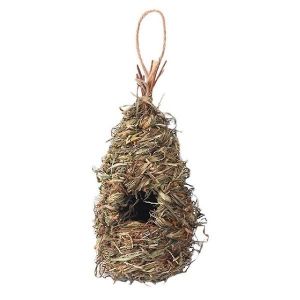 Charmant Nichoir Tissé ¿ Nichoir Décoratif Suspendu Pour Petits Oiseaux ¿ Abri De Jardin En Paille Naturelle - Neuf