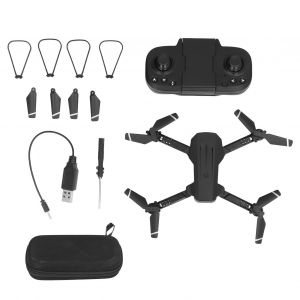 Avion Rc 4 Essieux 2,4 Ghz, 2 Led, Mode Sans Tete, Quadricoptere Telecommande Pliable - Neuf