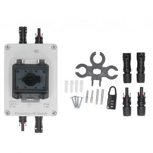 XYONG Interrupteur de deconnexion solaire, convertisseur d'isolateur de circuit photovoltaique etanche DC1000V - Neuf