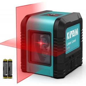 ChenQuanSarl-Niveau Laser,Niveau Laser Rouge Autonivelant Lv1R Laser Croix Avec 2 Modes 2 Lignes 2 Piles Aa Etui De Protection Ip54 Pour Extérieur Et Intérieur - Neuf