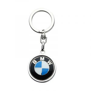 Porte-Clés Rond Avec Logo Bmw Vintage 35 X 30 Mm - Neuf