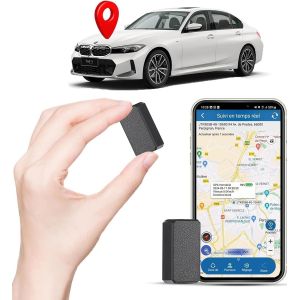 NouvelHorizonstore-Traceur GPS Mini Tracker Enfant Aimants Int&iquest;&iquest;gr&iquest;&iquest;s App sans Abonnement Alarme Intelligente Petit mais Puissante Suivi en Temps R&iquest;&iquest;el Convient aux Voiture/Personnes ag&iquest;&iquest;es/Enfants/docum - Neuf