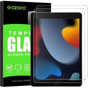 KALANKA-Protection &Eacute;cran pour iPad 9&egrave;me / 8&egrave;me / 7&egrave;me G&eacute;n&eacute;ration (iPad 9/8/7-10,2 Pouces, 2021/2020/2019), Film de Protection en Verre Tremp&eacute; [Sans Bulles] - Lot de 2 - Neuf