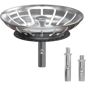 Sjzg-Bouchon D'évier De Cuisine De Rechange ¿ Passoire En Acier Inoxydable, Bouchon, Égouttoir, Filtre Pour Attraper Les Déchets Alimentaires Et Éviter L'encrassement ¿ Passe Au Lave-Vaisselle - Neuf