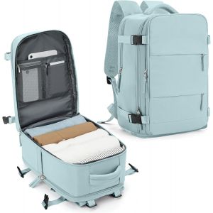 ERSAN-Sac &agrave; Dos Sous Vide Voyage 40x30x20 Sac &agrave; Dos Voyage Cabine 40x20x25 Ryanair,Bagage Cabine 45x36x20 Easyjet Bagage &agrave; Main Avion Femme Sac &agrave; Dos Ordinateur Portable Imperm&eacute;able pour Travail Homm - Neuf