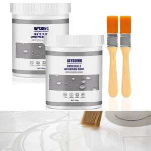 CHECARZHN--NO1-Vernis Colle Transparent 300G X 2, Scellement Chimique, Silicone Transparent Salle De Bain, Imperméabilisant, Etancheite Douche, Reparation Carrelage, Hydrofuge Facade - Neuf